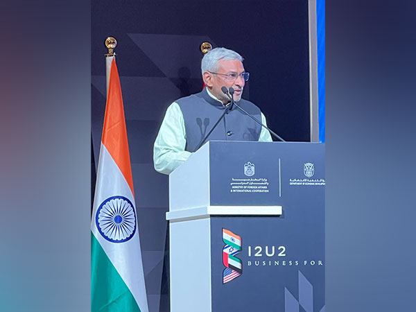 Secretary (Economic Relations) Dammu Ravi (Photo: Twitter/ India in UAE)