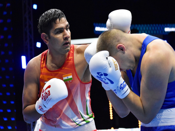 Boxer Narender in action. (Photo- BFI Media)