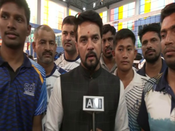 Union Sports Minister Anurag Thakur. (Photo- ANI)