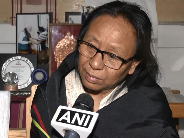 Padma Shri awardee weaver Neihunuo Sorhie (Photo/ANI)