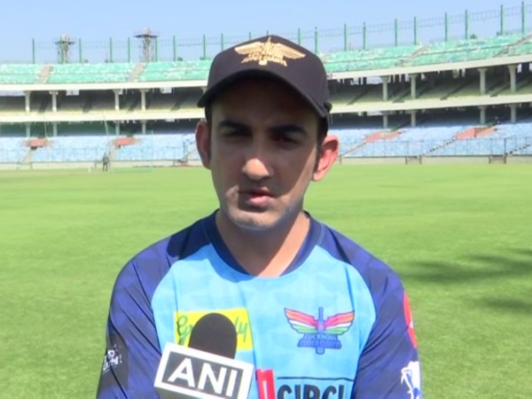 LSG Mentor Gautam Gambhir (Photo: ANI)