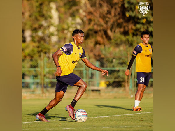 Chennaiyin FC players during practice (Photo: Twitter@@ChennaiyinFC) 