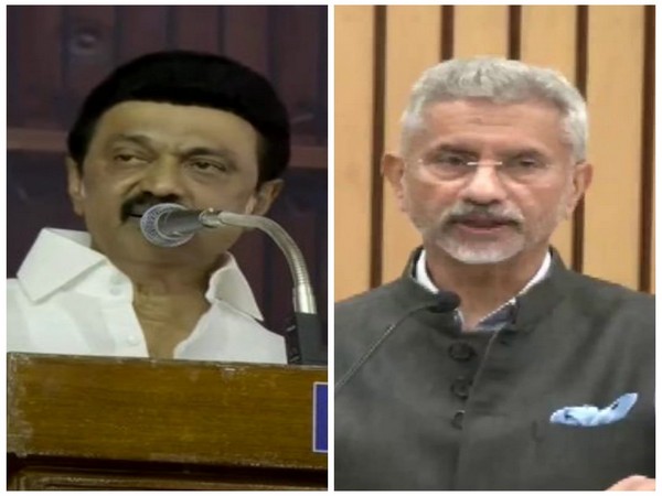 Tamil Nadu Chief Minister MK Stalin (left) and External Affairs Minister S Jaishankar (right) (Photo/ANI)