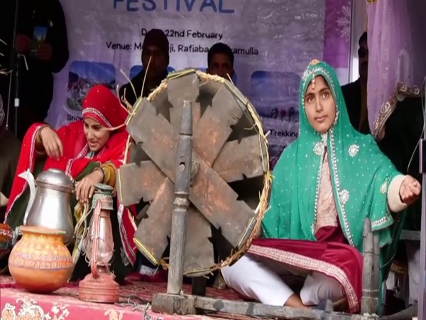 Snow festival in Rafiabad (Photo/ANI)