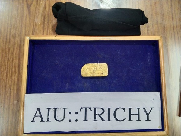 Gold recovered at Trichy Airport (Photo/ANI)