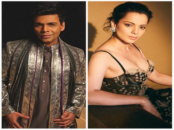 Karan Johar, Kangana Ranaut. (Image Source/Twitter)