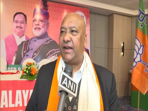BJP Meghalaya chief Ernest Mawrie (File Photo/ANI)