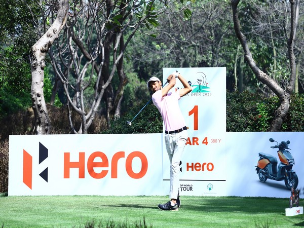 Golfer Angad Cheema in action during Indian Open (Image: PGTI)