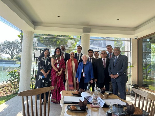 During the Roundtable with US and Indian Tech Business Leaders (Photo/ANI)