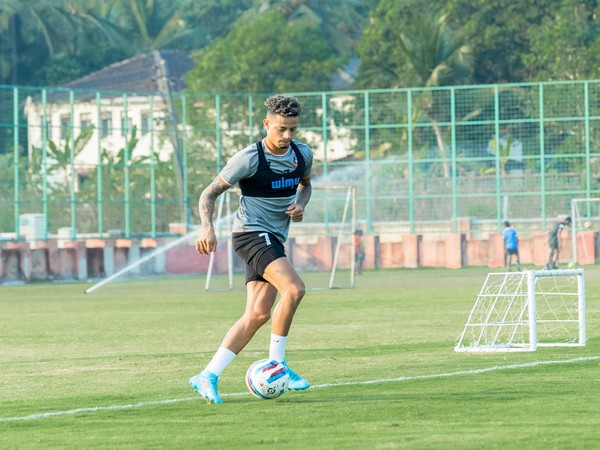 FC Goa forward Noah Sadaoui during a training session (Image: FC Goa)