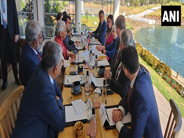 US Treasury Secretary Janet L Yellen meets Indian IT companies Chief in Bengaluru (Photo/ANI)