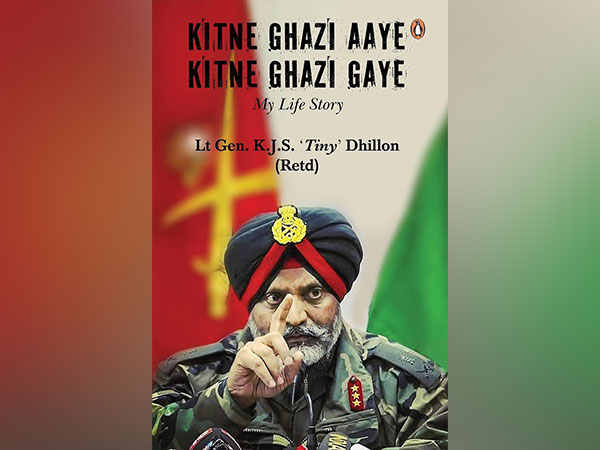 A book by former Chinar Corps Commander Lt General KJS Dhillon (retd) (Photo/ANI)