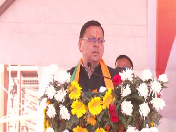 Uttarakhand CM Pushkar Singh Dhami at the inauguration programme (Photo/ANI)