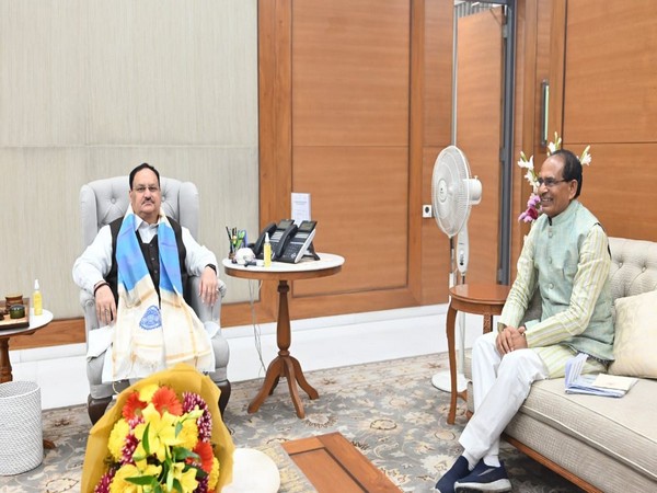 BJP president JP Nadda and Madhya Pradesh Chief Minister Shivraj Singh Chouhan (ANI/photo)