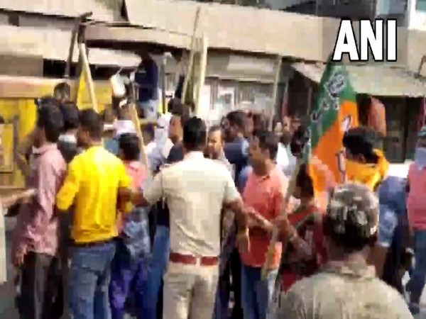 BJP and TMC workers clash on Union Minister Pramanik visit in Cooch Behar