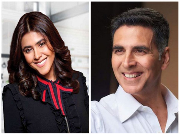 Ekta Kapoor and Akshay Kumar (Image source: Instagram)