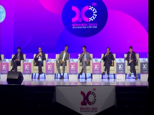 Delegates at Bio Asia 2023 summit in Telangana (Photo/ANI)