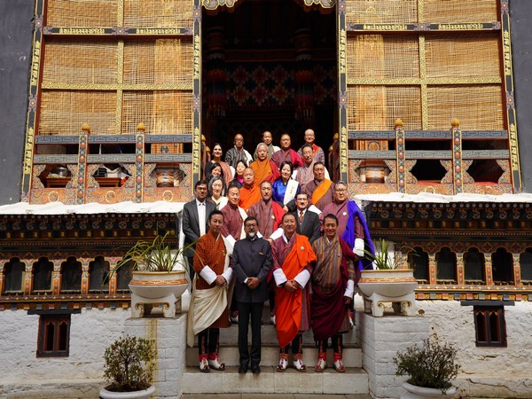 First tranche of the grant presented to Bhutan (Photo source: Twitter handle of Ambassador of India to Bhutan, Sudhakar Dalela)