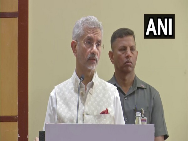 External Affairs Minister S Jaishankar at the Forum For Nationalist Thinkers, Hyderabad Chapter Talk On 'India's G20 Presidency'(Photo/ANI)