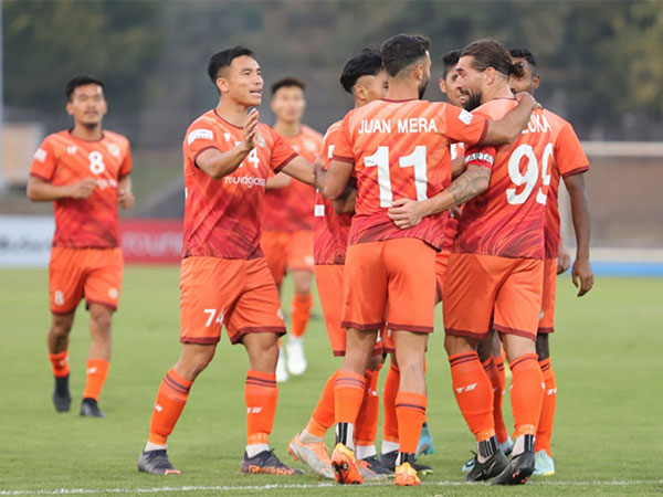 A visual from the match. (Photo- I League)