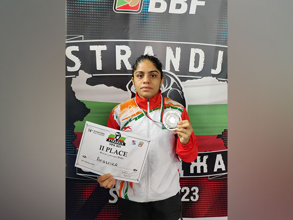 Anamika with her silver medal. (Photo- BFI Media)