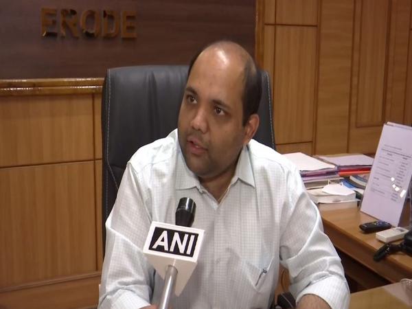 Erode District Collector H Krishnan Unni. (Photo/ANI)