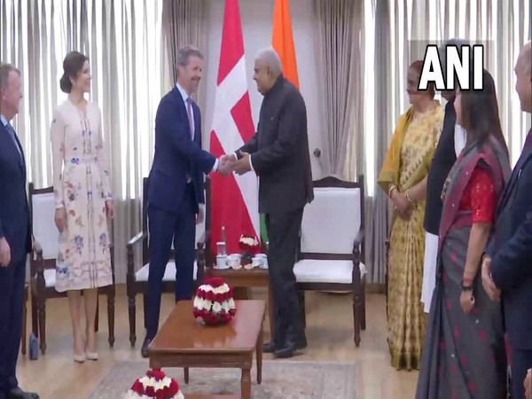Vice President Jagdeep Dhankhar meets Denmark's Crown Prince Frederik Andre Henrik Christian, Crown Princess Mary Elizabeth  