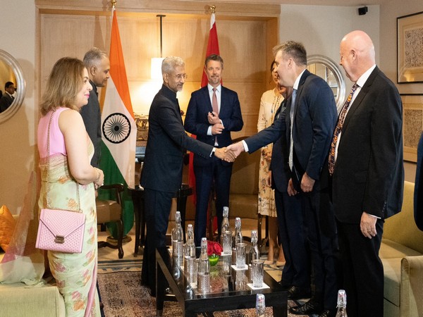 EAM S Jaishankar meeting with Danish Climate Minister Lars Aagaard (Photo/Twitter: @KlimaMin)