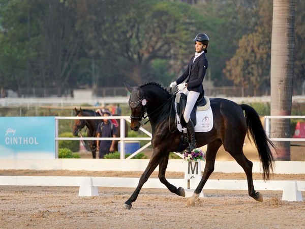Ariana Dhond in action during National Equestrian Championship (Image: EFI)