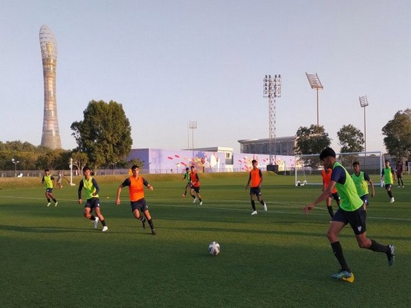 India U17 during practice (photo: AIFF Media) 