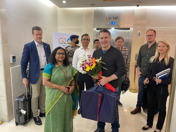 Australian Education Minister Jason Clare arrives India (Photo/ANI)