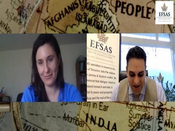 Dr Juncal Fernandez-Garayzabal interview with EFSAS on 'Plain Talk: South Asia.' (Photo Credit - EFSAS)