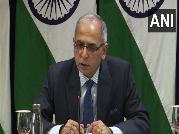 Foreign Secretary Vinay Kwatra at the special media briefing on the G20 Foreign Ministers' Meeting.