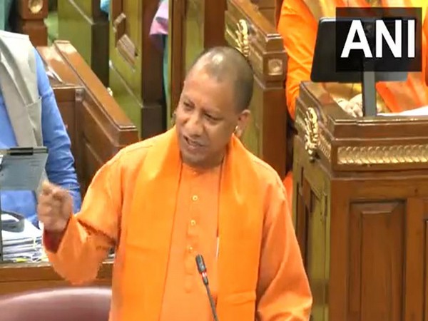 UP CM Yogi speaking at state Budget session 