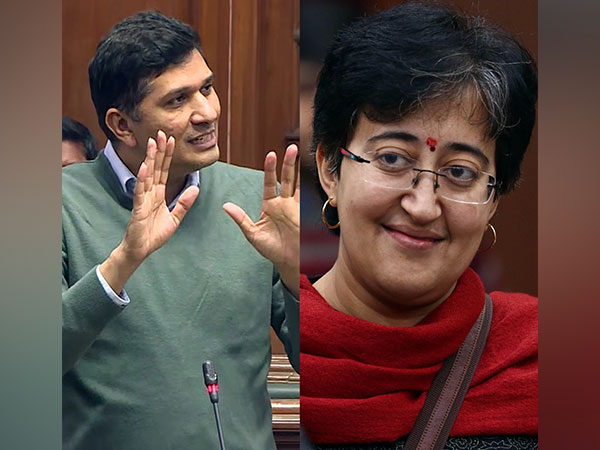 AAP legislators Saurabh Bhardwaj, Atishi (Photo:ANI)