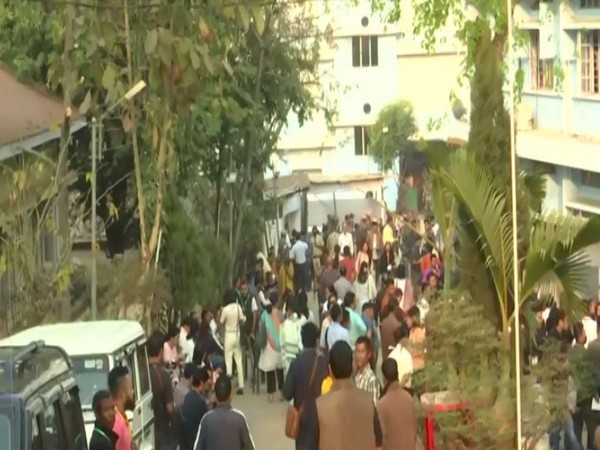 A visual from a counting centre at Extension Training Centre in Tura (Photo/ANI)