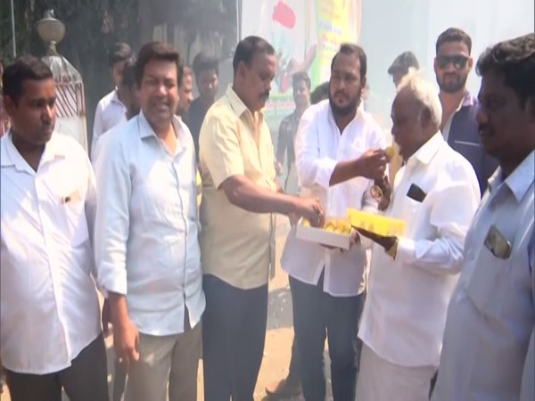 Congress celebration in Tamil Nadu's Chennai (Photo/ANI)