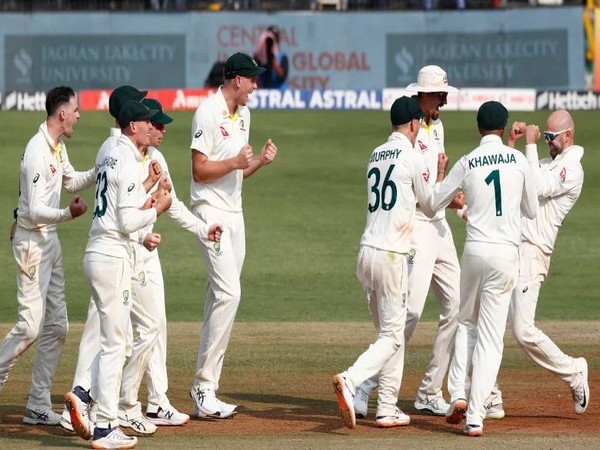 Australia celebrating India's wicket (Photo: BCCI) 