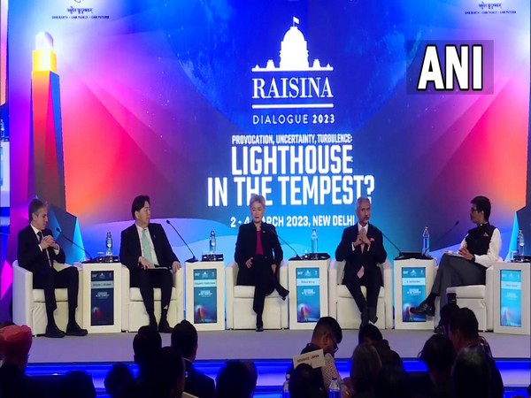 Raisina Dialogue 2023: Quad Foreign Ministers Panel Discussion (Image: ANI)