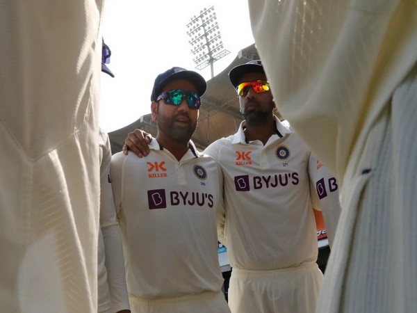 Rohit Sharma with team India (Photo- BCCI)