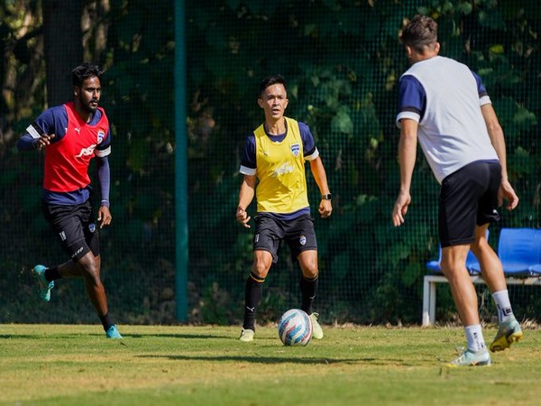 Bengaluru FC players during training (Photo: Twitter@bengalurufc) 