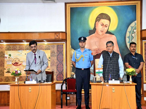 Visual from Raj Bhavan (Photo: Himanta Biswa Sarma Twitter)