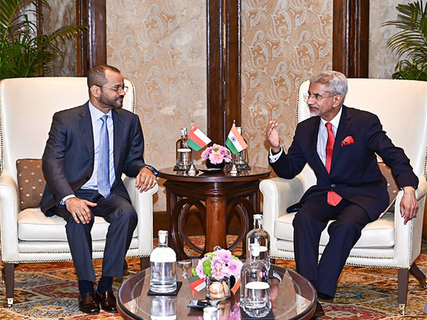 Jaishankar with Oman's Foreign Minister Badr Albusaidi
