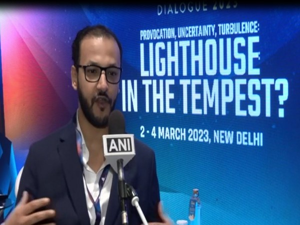 Salman Al- Ansari, researcher and political analyst from Saudi (Photo/ANI)