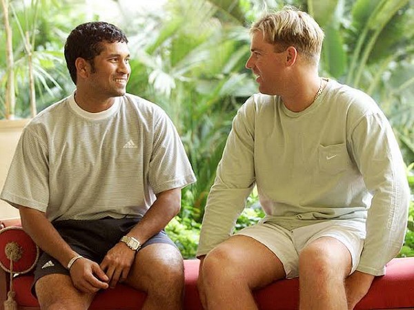 Sachin Tendulkar and Shane Warne (Photo: Twitter/Sachin Tendulkar)