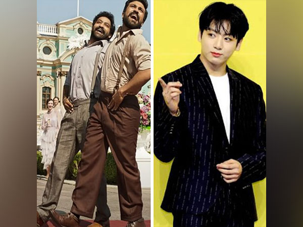 Naatu Naatu song still from RRR, BTS member Jungkook (Image Source/ Twitter)