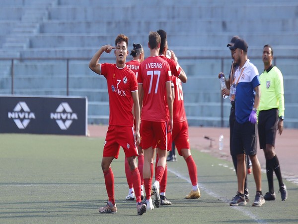 A visual from the match. (Photo- I League)