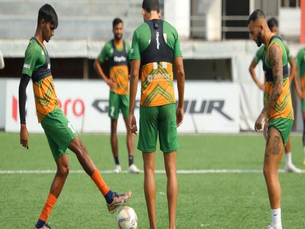 Sreenidi Deccan players during practice (Photo: I-League) 