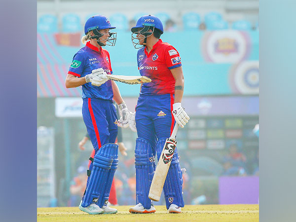 Meg and Shafali formed a massive 162-run stand for opening wicket. (Photo- Delhi Capitals Twitter)