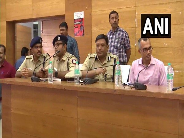 Police and Tiruppur administration conduct a meeting with representatives of business and industry associations (Photo/ANI)